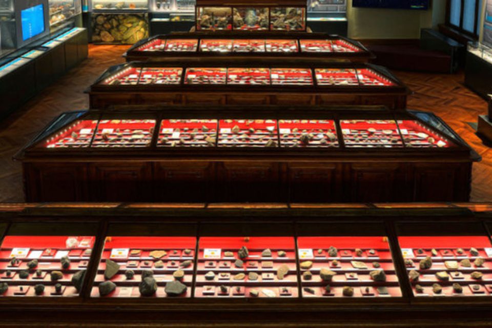 Meteorite Hall in Natural History Museum – Wien