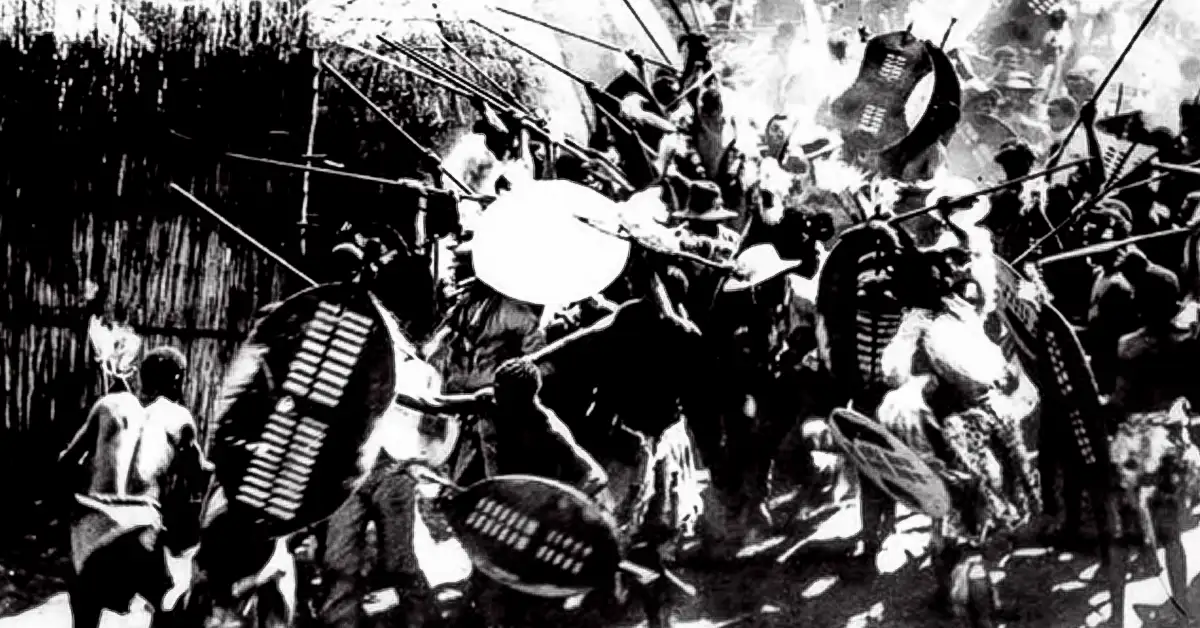 Battle scene from De Voortrekkers (1916)
